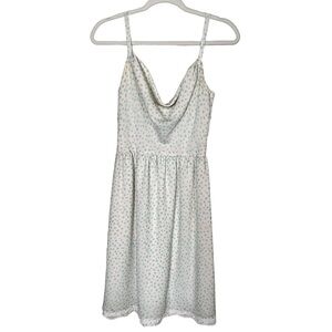 Fiandaca Vintage Polka Dot 100% Silk Dress